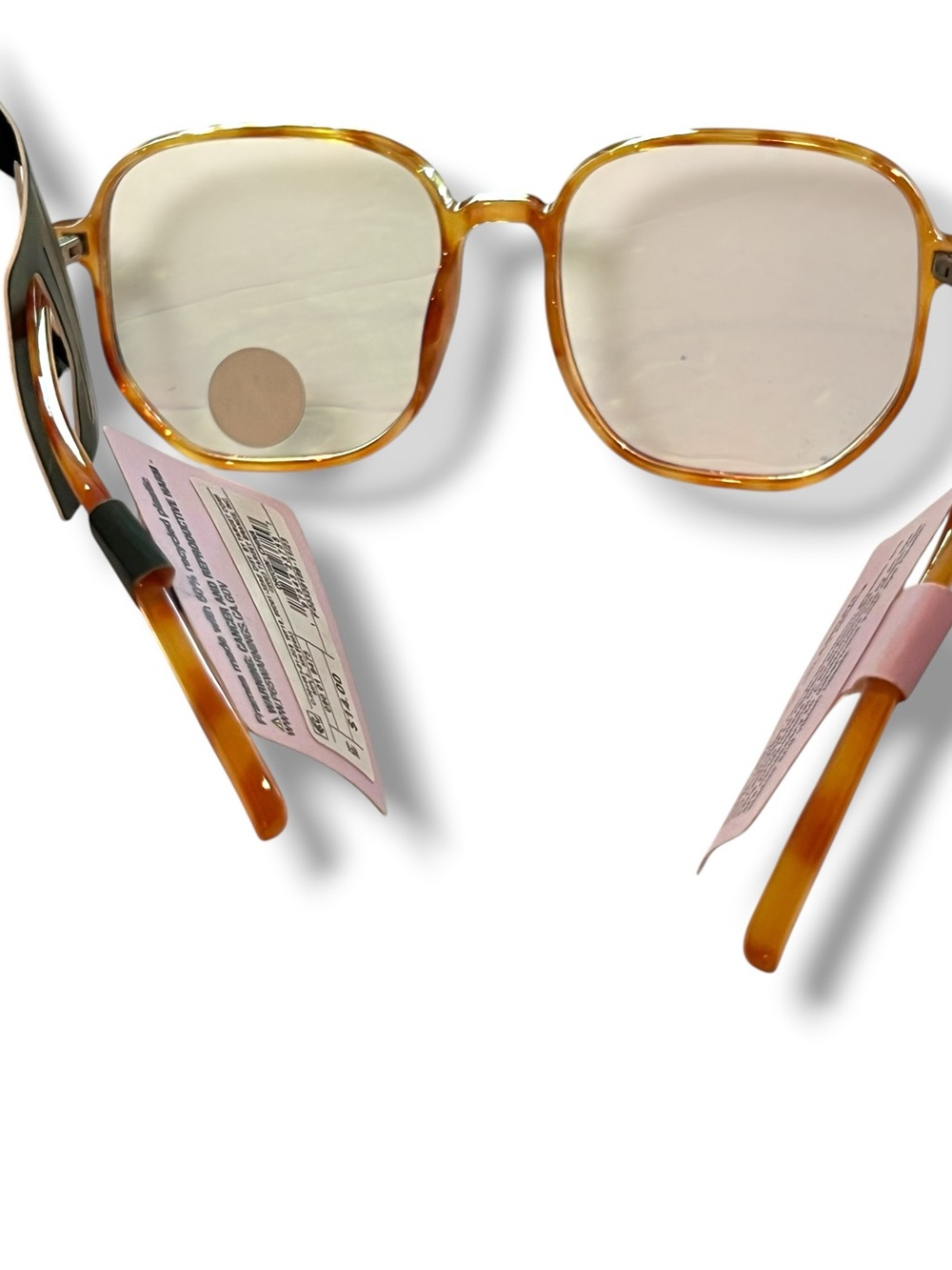 Wild Fable Blue Light Filtering Glasses & Protective Bag Melon Orange NEW D-5 - Picture 3 of 7